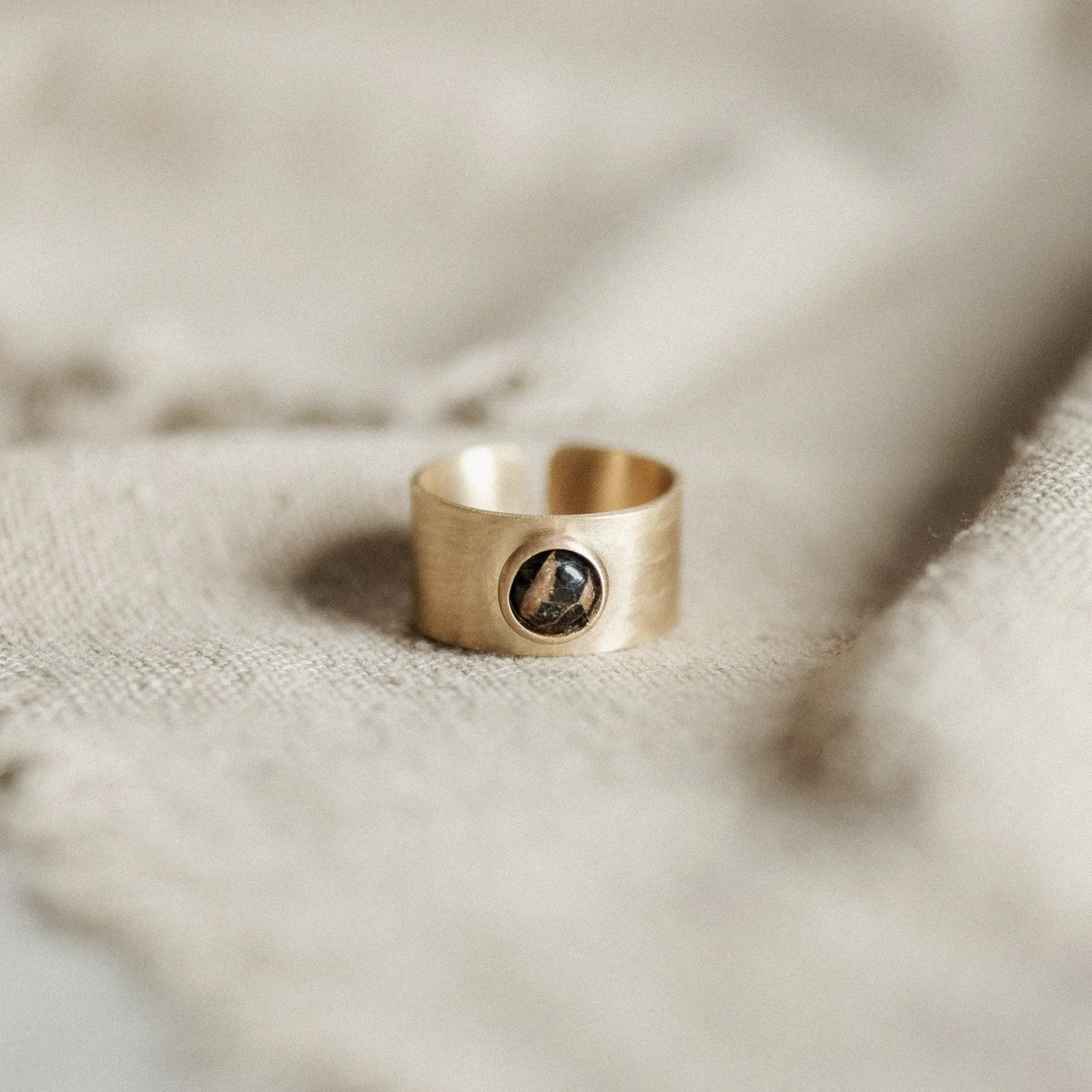 NILE RING // 6MM // COPPER OBSIDIAN — COMMONFORM JEWELRY // Modern